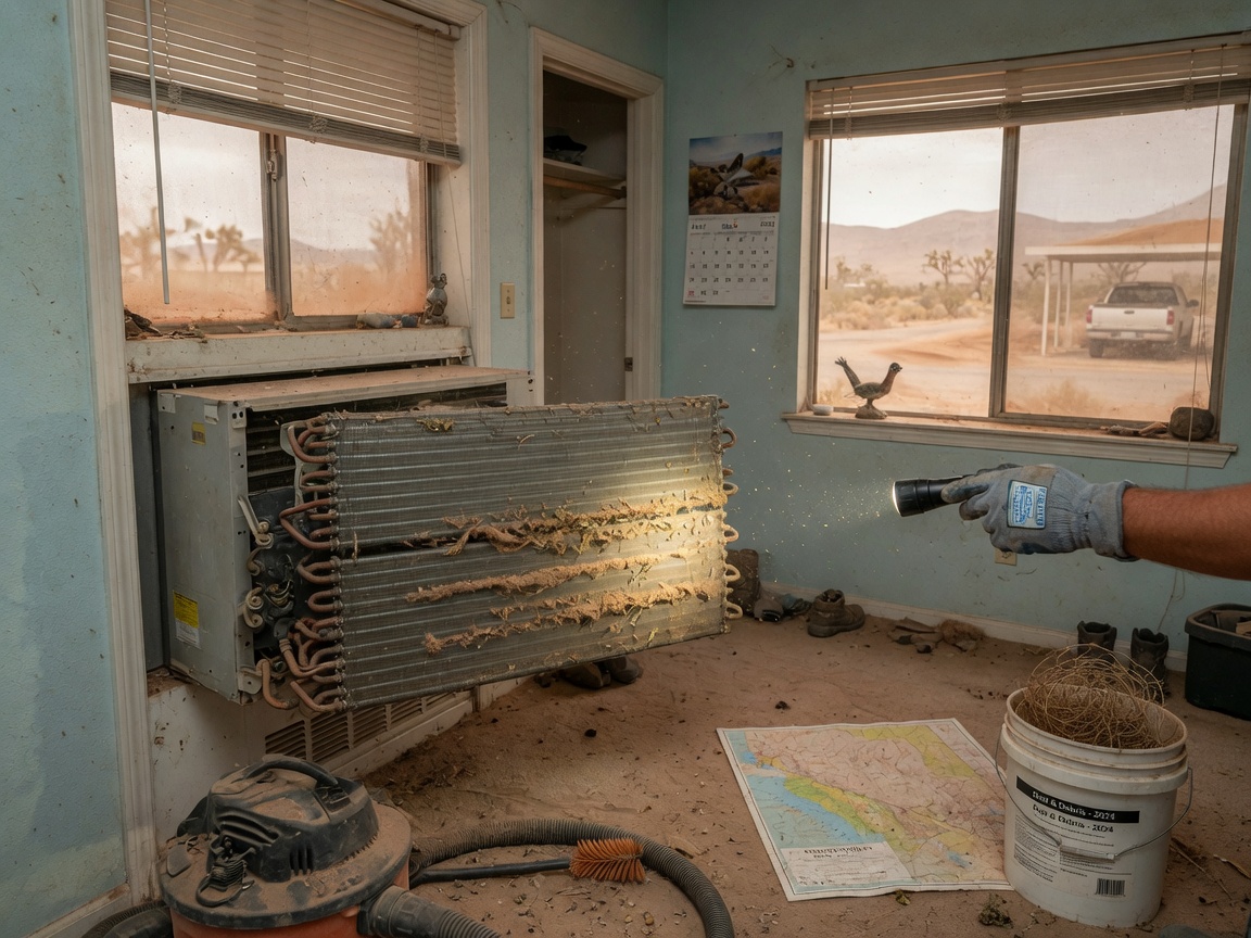 How Desert Dust Clogs AC Coils In Pahrump Homes