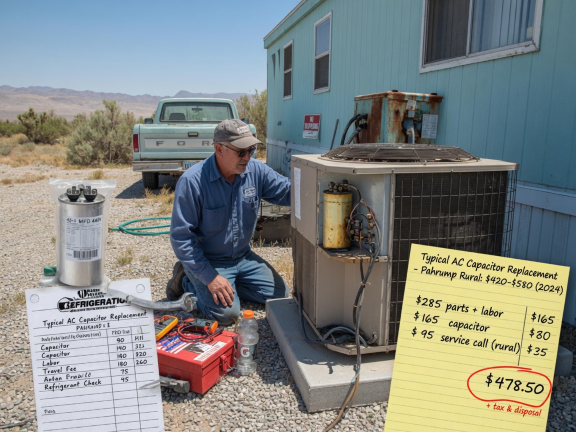 Typical Costs For AC Capacitor Replacement In Rural Nevada
